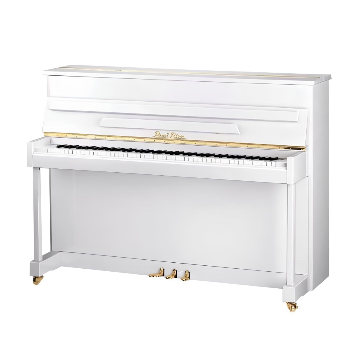 Pearl River UP115 M2 Akustik Duvar Piyanosu (Parlak Beyaz)