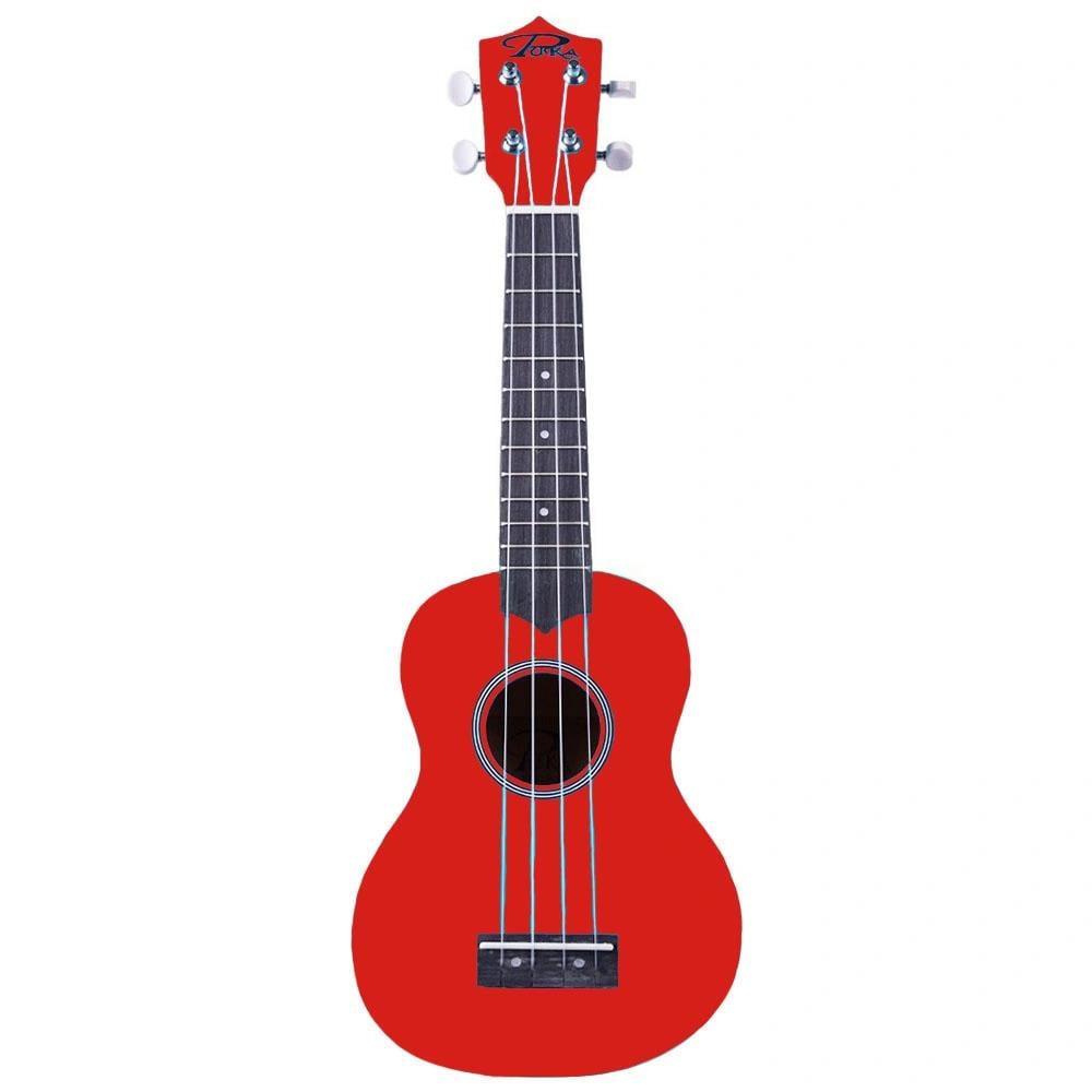 Puka UK21-RD Soprano Kırmızı Ukulele