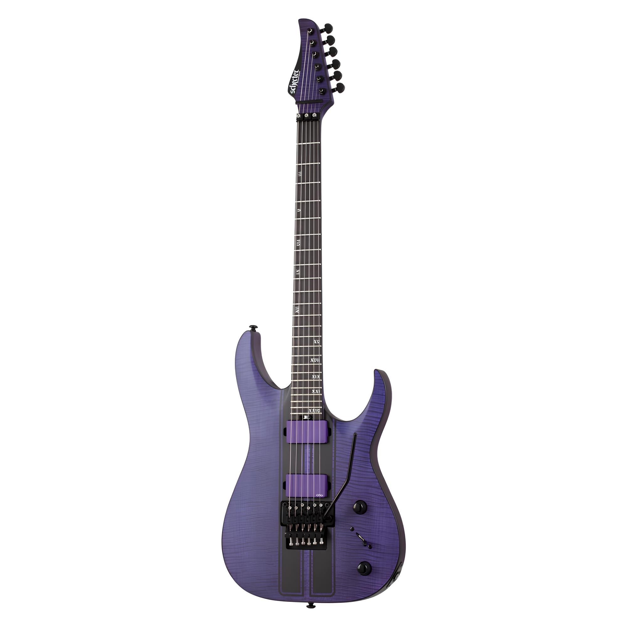 Schecter Banshee GT FR Elektro Gitar (Satin Trans Purple)