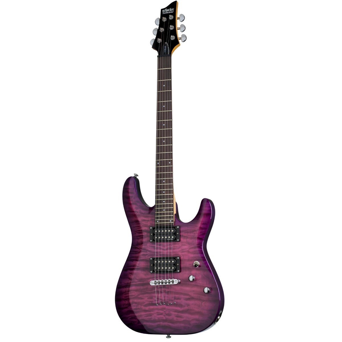 Schecter C-6 Plus Elektro Gitar (Electric Magenta)