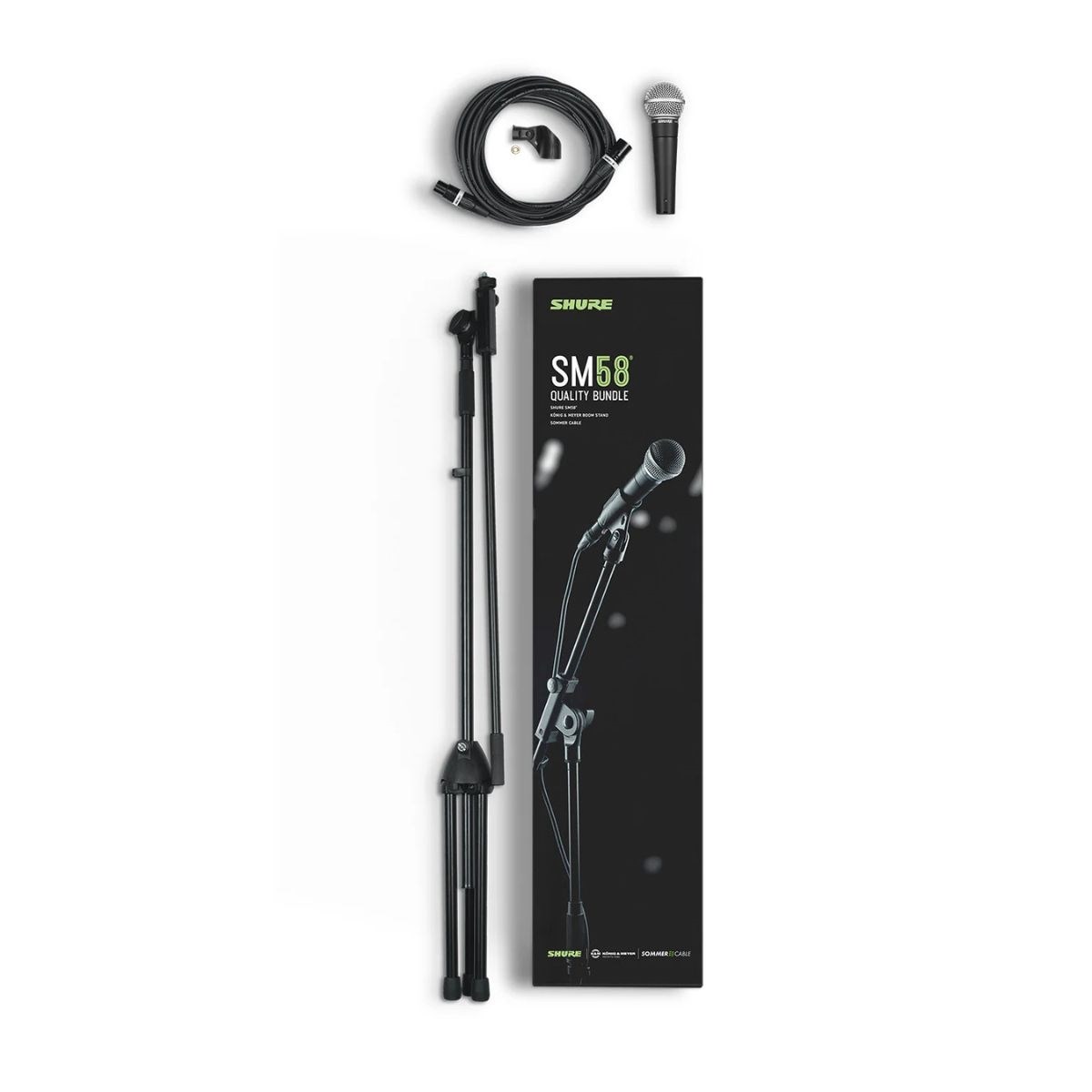 Shure Profesyonel Vokal Mikrofonu Kalite Paketi SM58-KM-SOM