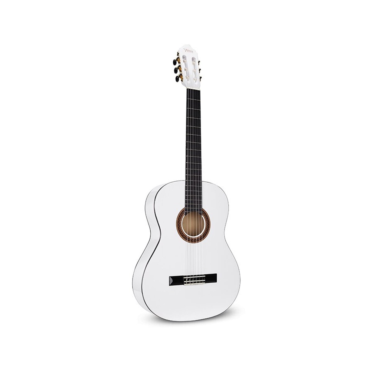 Valencia VC104TWT 4/4 Klasik Gitar Beyaz Sap Çelikli (Kılıf+Pena)