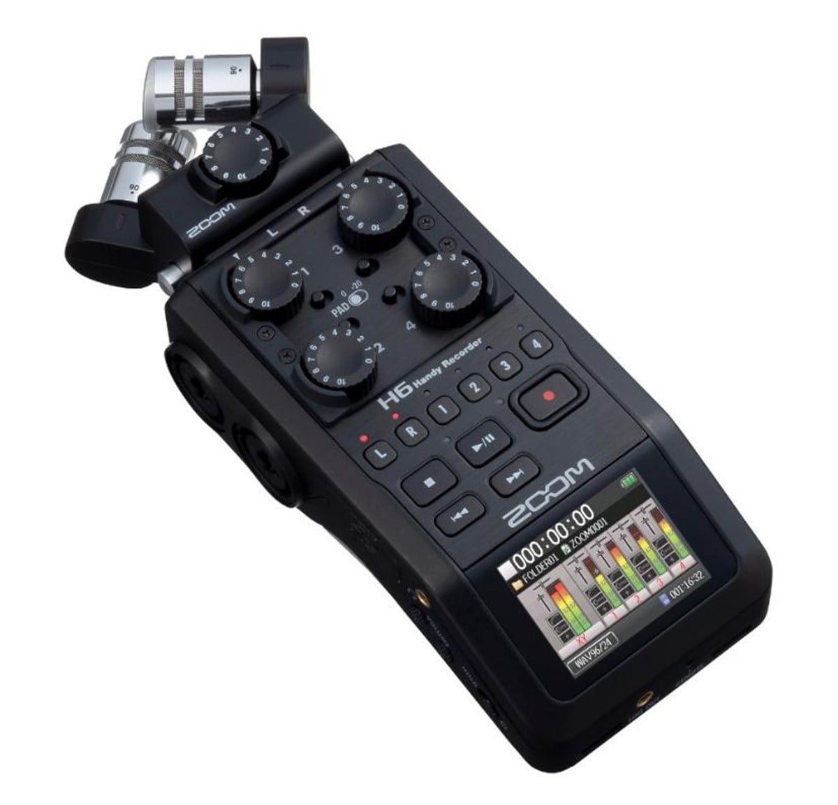Zoom H6 Ses Kayıt Cihazı (Siyah)