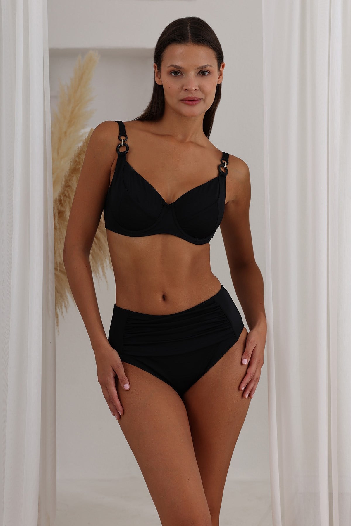 Lapieno 264255 AKSESUARLI BALENLİ BÜYÜK BEDEN BİKİNİ TAKIM