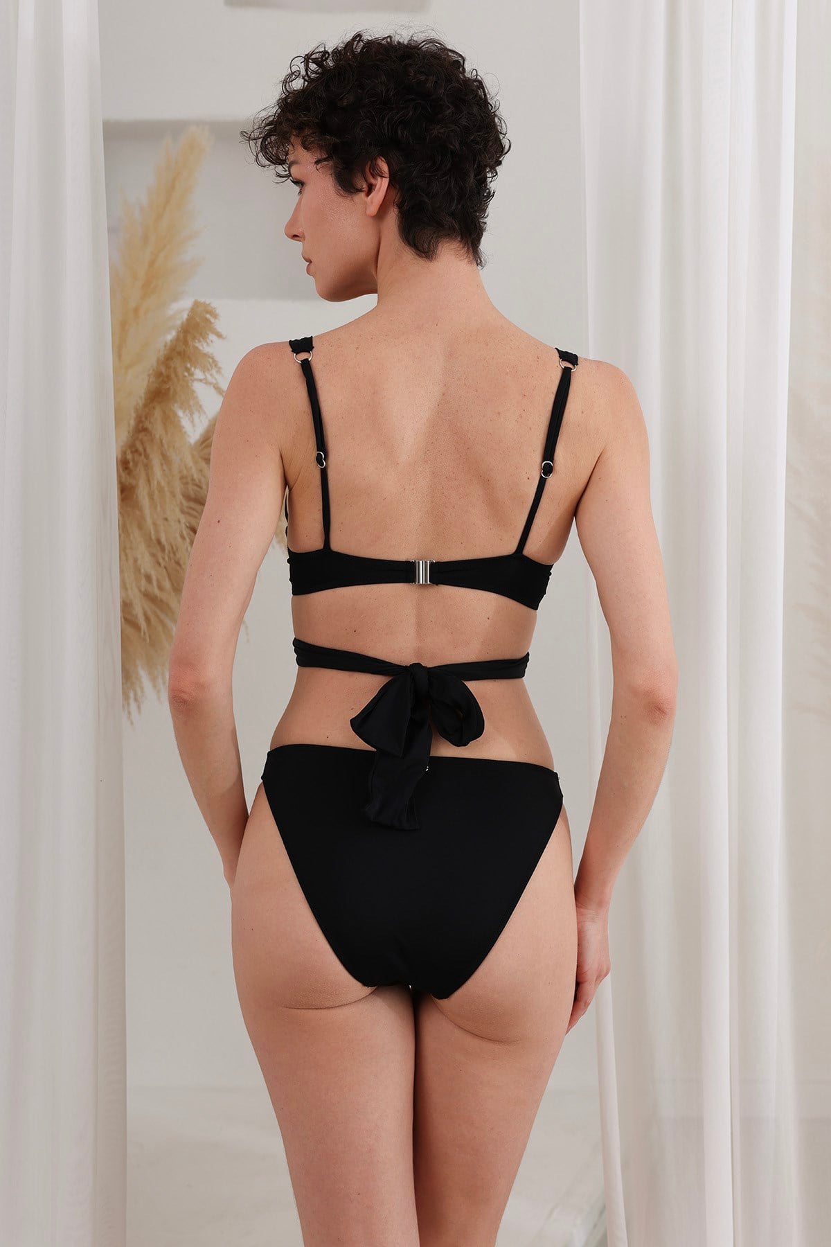 Lapieno 264285 AKSESUARLI DOUBLE DOLGULU BİKİNİ TAKIM