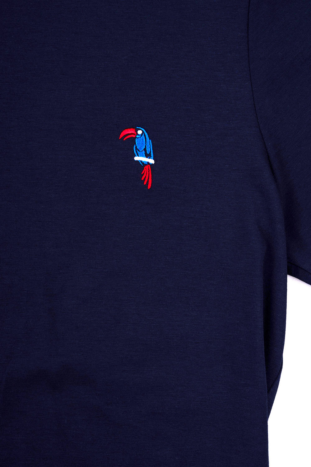 Kom PARROT İŞLEMELİ MODAL KISA KOLLU TSHIRT