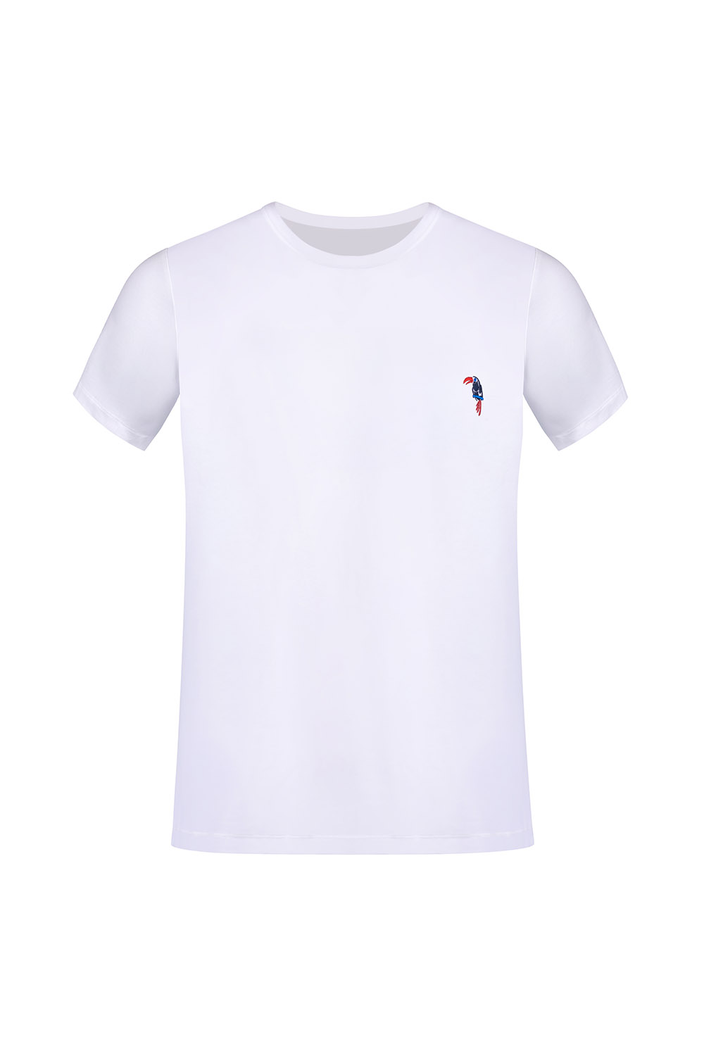 Kom PARROT İŞLEMELİ MODAL KISA KOLLU TSHIRT