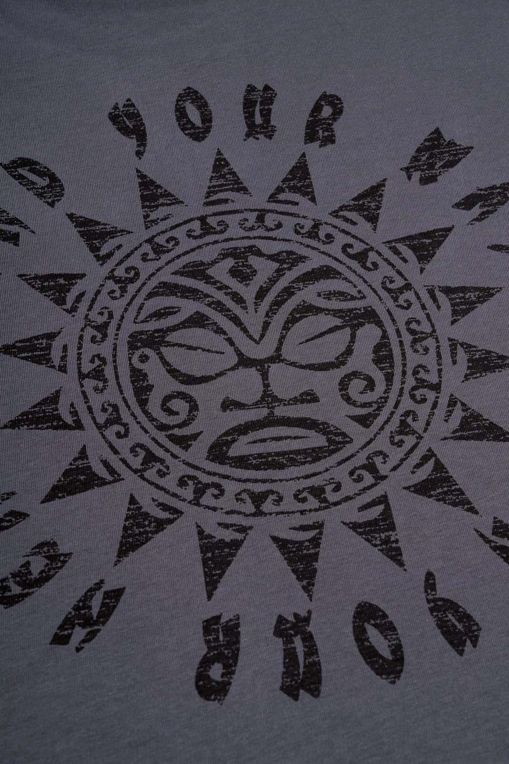 Kom TATTOO BASKILI KISA KOLLU TSHIRT