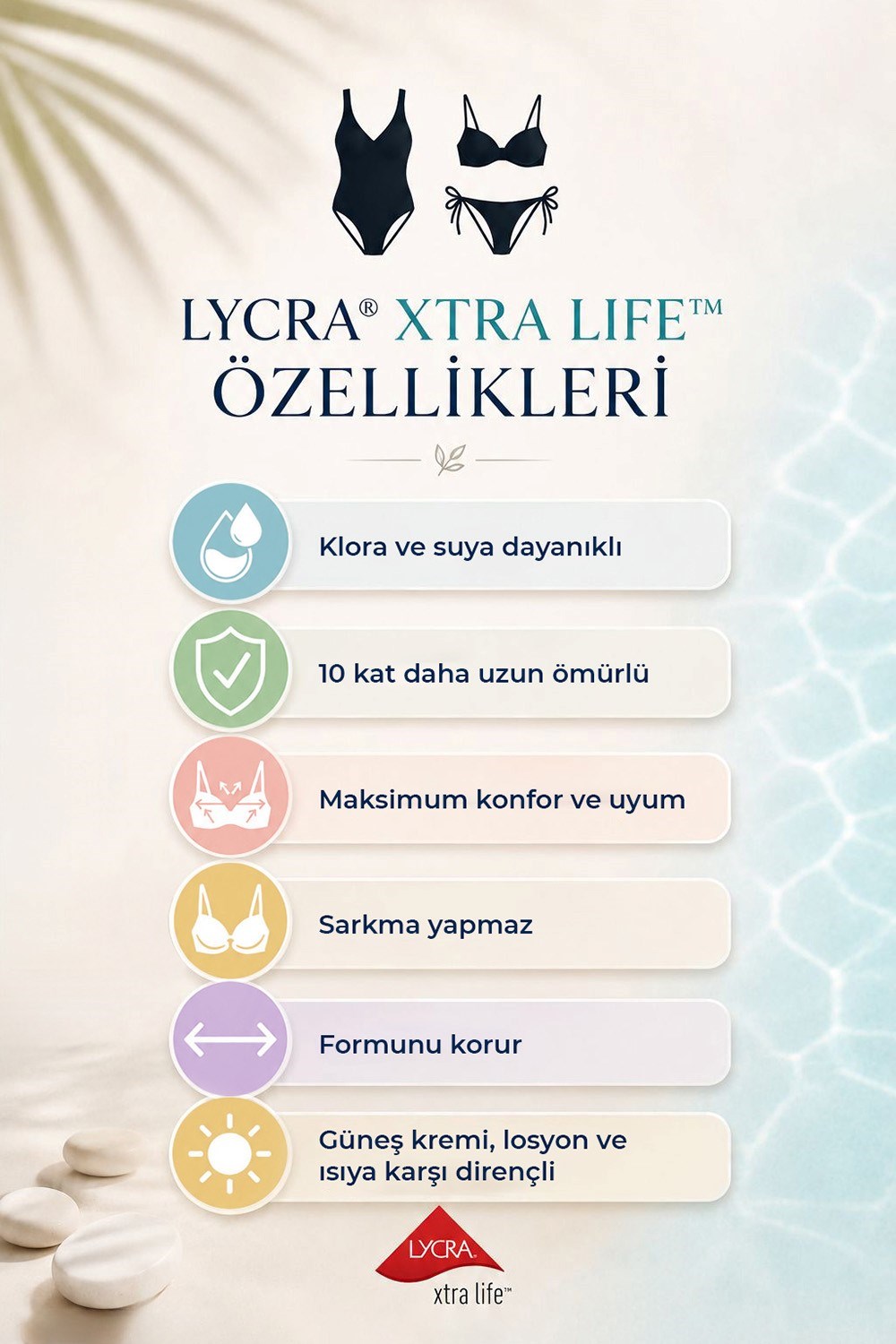 Kom MABE DESENLİ V YAKA ELBİSE MAYO