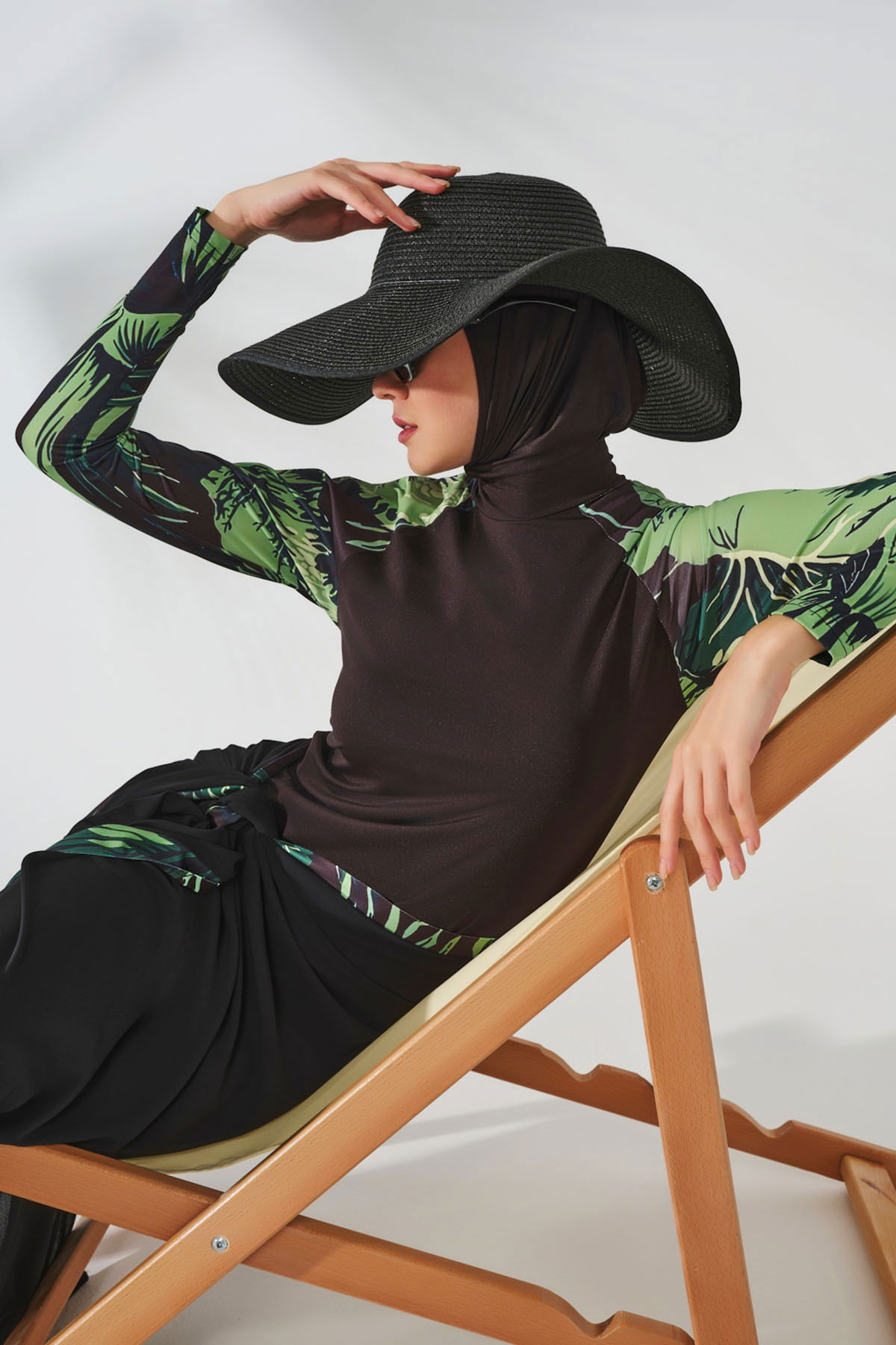 Alfasa 24624 REGLAN KOL DİK YAKA TESETTÜR MAYO