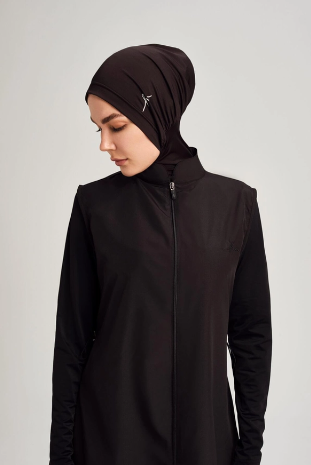 Haşema H-6025 ŞEYMA RAHAT KESİM TAM TESETTÜR MAYO
