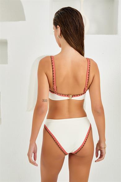 Lapieno 4256 NAKIŞ DETAYLI BRA BİKİNİ TAKIM