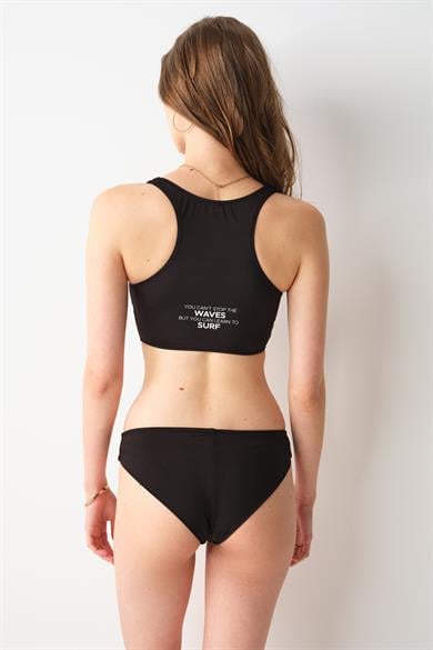 Pierre Cardin 239111 MALİBU FERMUARLI YÜZÜCÜ CROP TEK ÜST