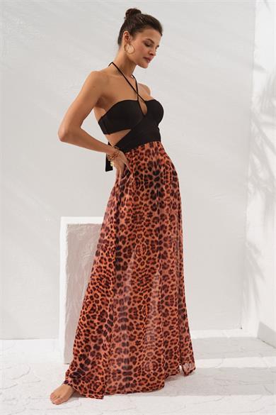 Pierre Cardin 231809 STRAPLEZ DEKOLTELİ ELBİSE PAREO