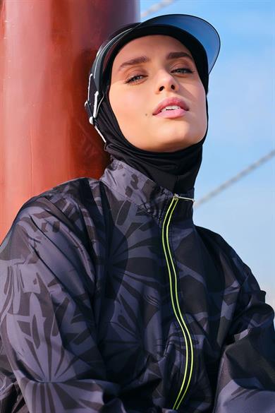 Alfasa 24209 NEON BİYE DETAYLI SPOR TESETTÜR MAYO
