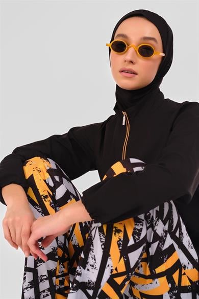 Alfasa 24302 REGLAN KOL PANTOLONU DESENLİ TES. MAYO