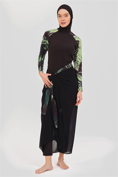Alfasa 24624 REGLAN KOL DİK YAKA TESETTÜR MAYO