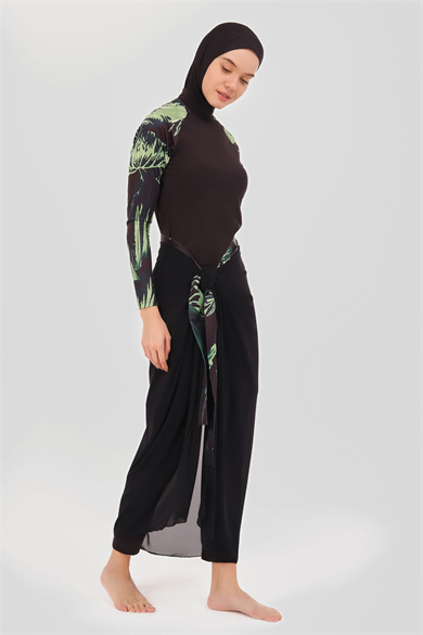 Alfasa 24624 REGLAN KOL DİK YAKA TESETTÜR MAYO