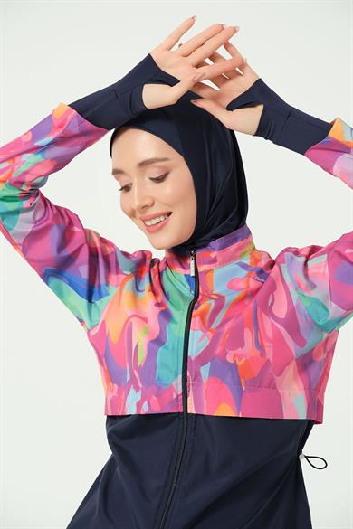 Alfasa 25321 PARMAK GEÇİRMELİ CROP TESETTÜR MAYO