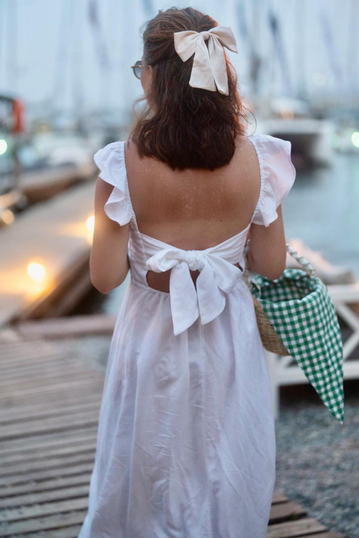 Yeşil Hasır Kadın Çantası