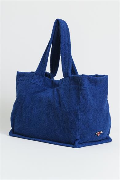 Saks Mavi Havlu Kadın Çanta