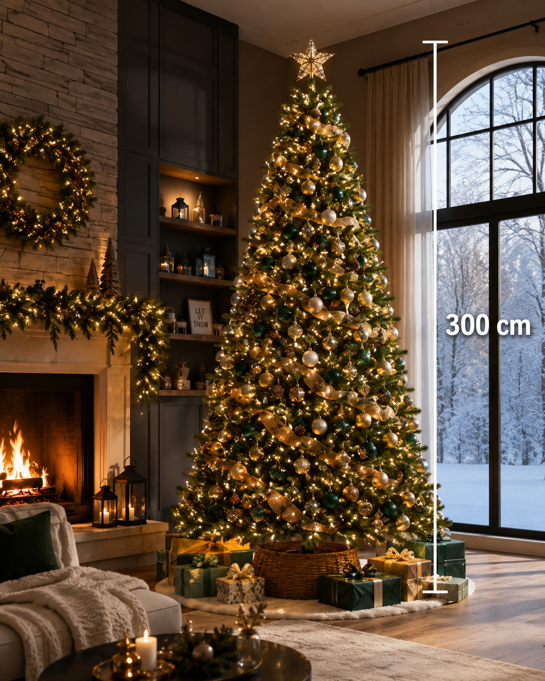 CANSÜS300 Cm Yapay Çam Ağacı300yılbaşıağaç