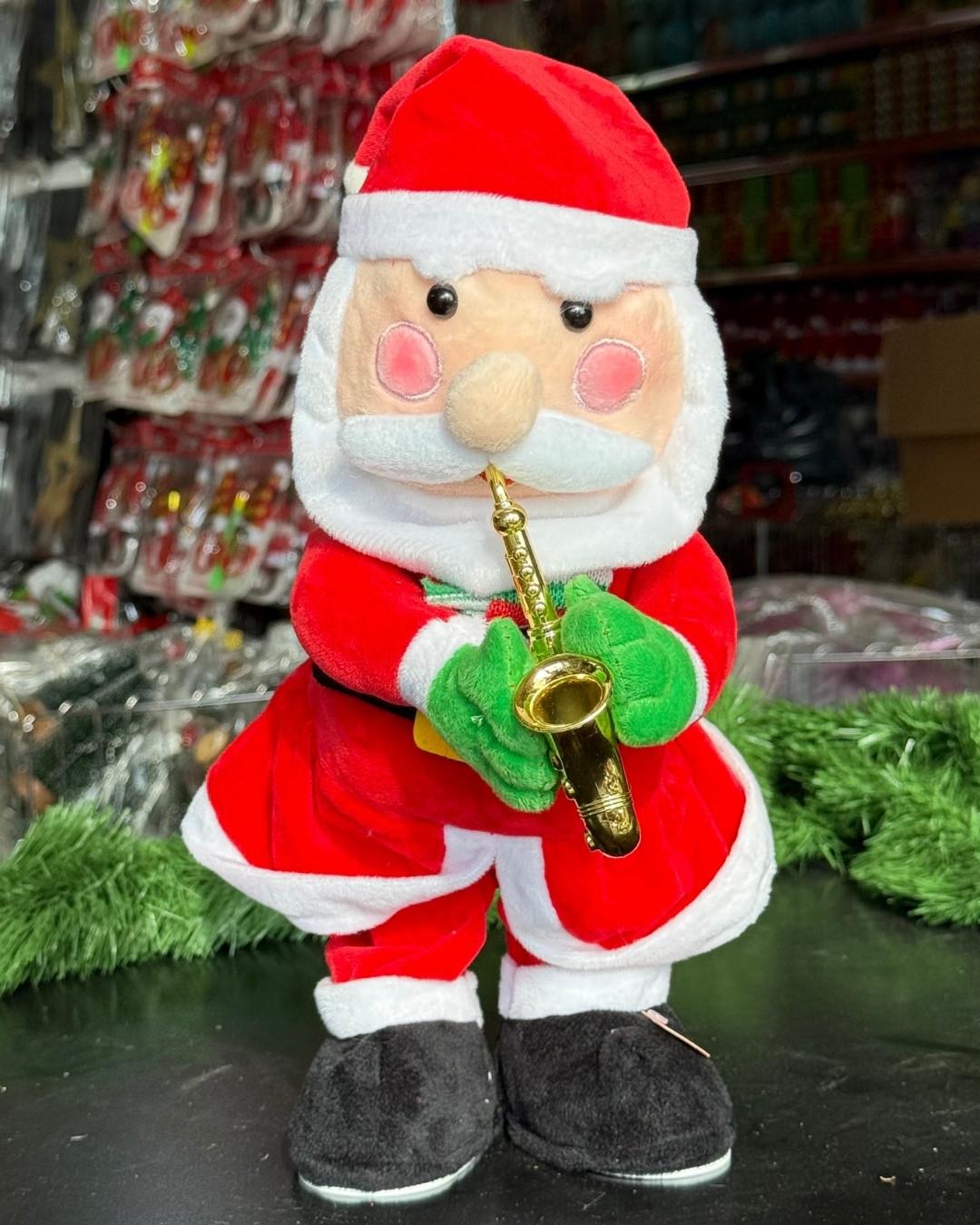 Cansüs35 cm Müzikli ve Dans Eden Yılbaşı Noel Baba Biblo | Noel Süsü | Hareketli Yeni Yıl Dekoru123456984