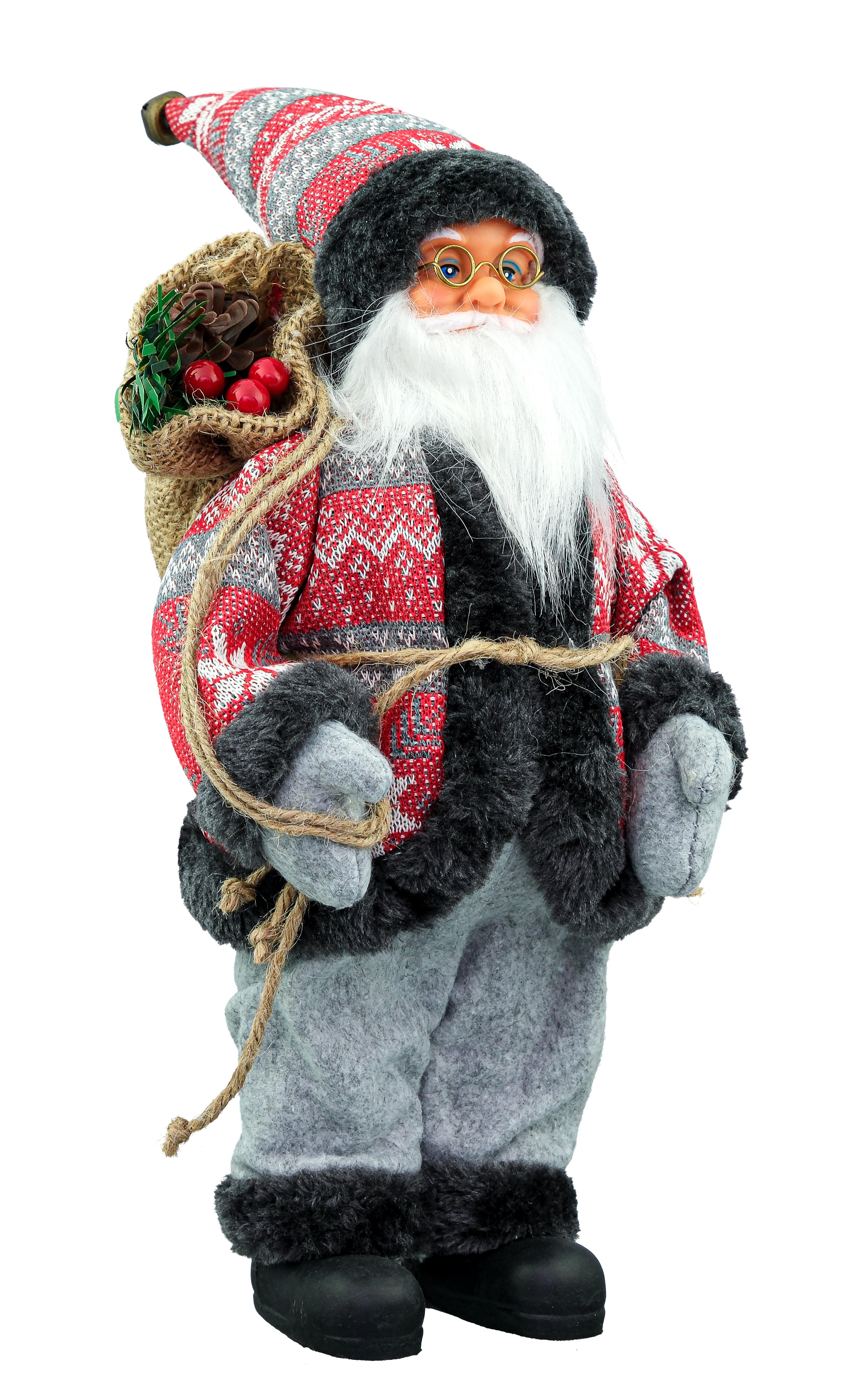 CansüsDekoratif 30 cm Noel Baba Figürü – Yılbaşı Süsleme ve Ev Dekoru123456937