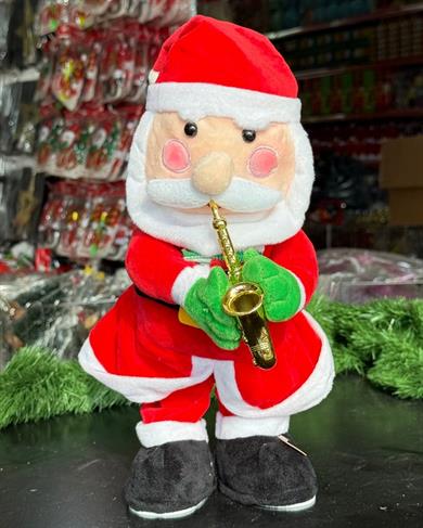 Cansüs35 cm Müzikli ve Dans Eden Yılbaşı Noel Baba Biblo | Noel Süsü | Hareketli Yeni Yıl Dekoru123456984
