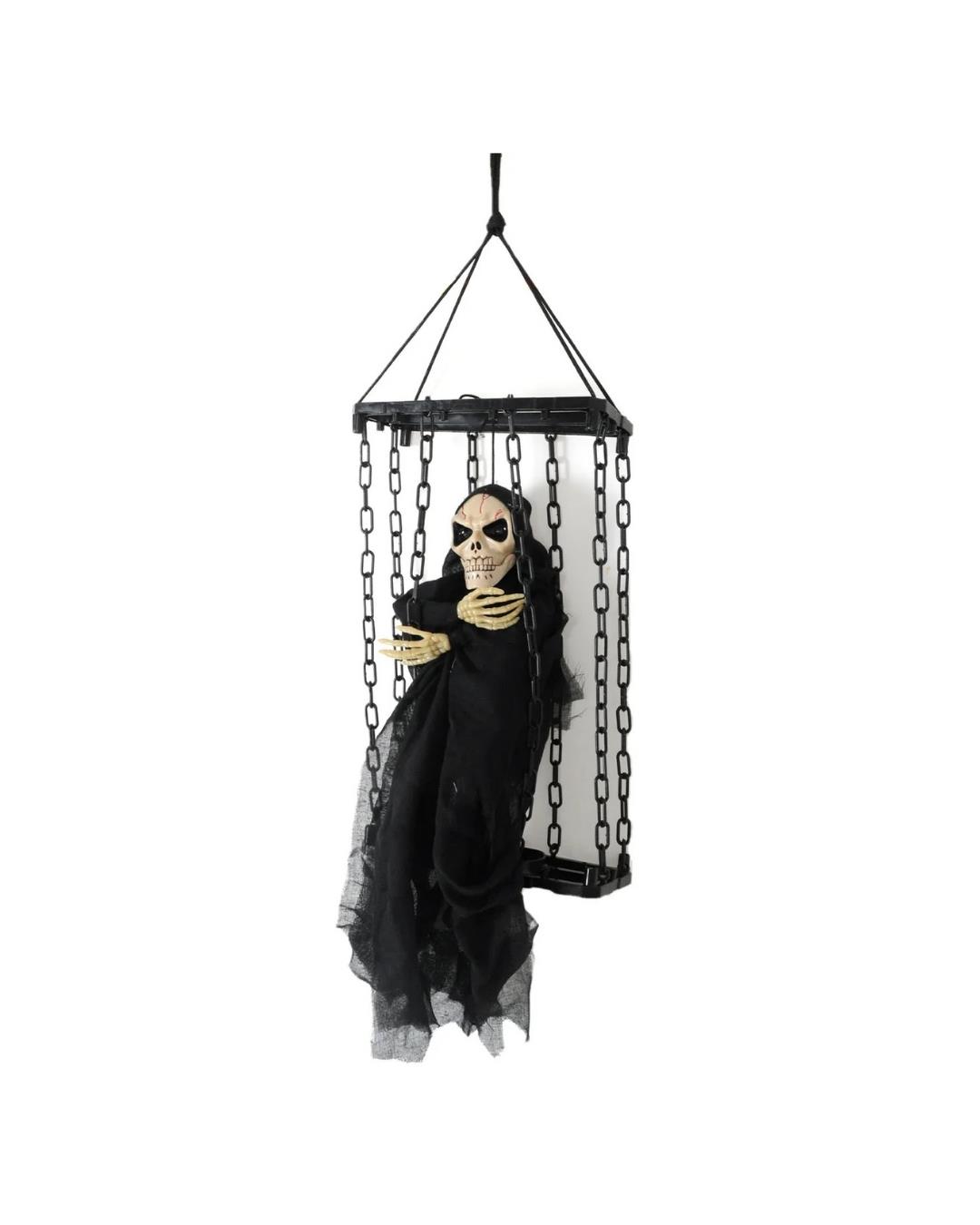 CansüsIşıklı ve Sesli Asılı Kafesli Hayalet Dekor | 40 CM123457018