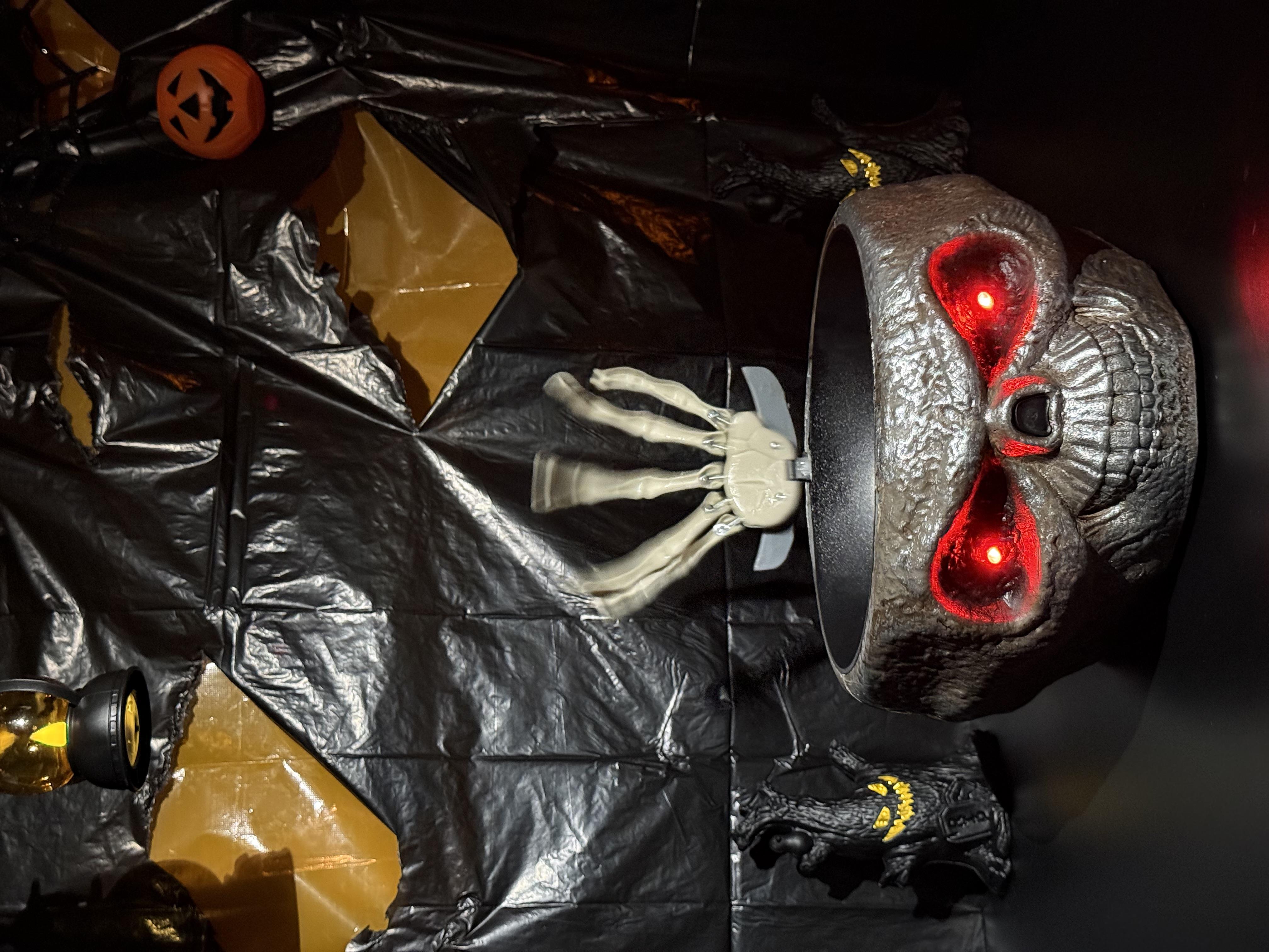 CansüsParti Aksesuar Cadılar Bayramı Halloween Kafatası Şekerlik Meyve Çanağı123456909