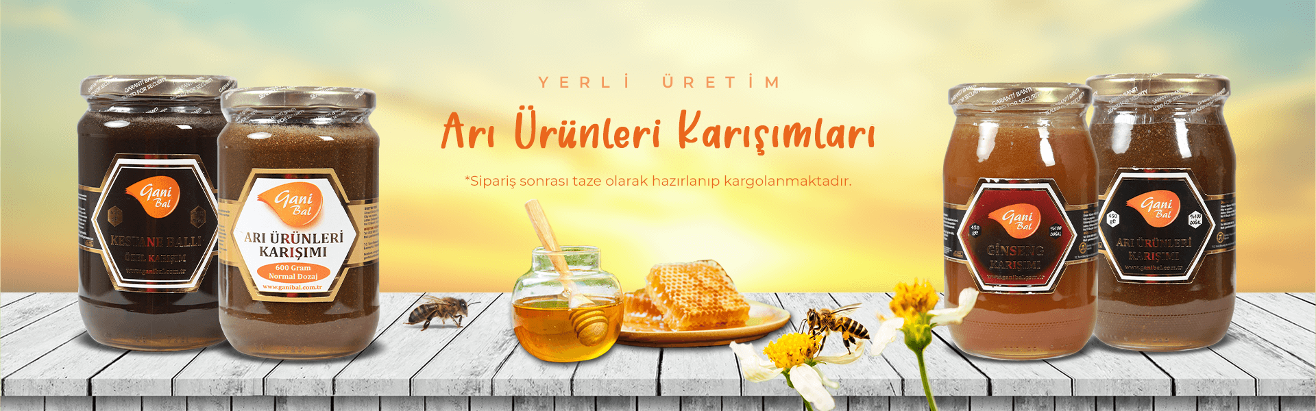 Gani Bal Arı Ürünleri Karışımları