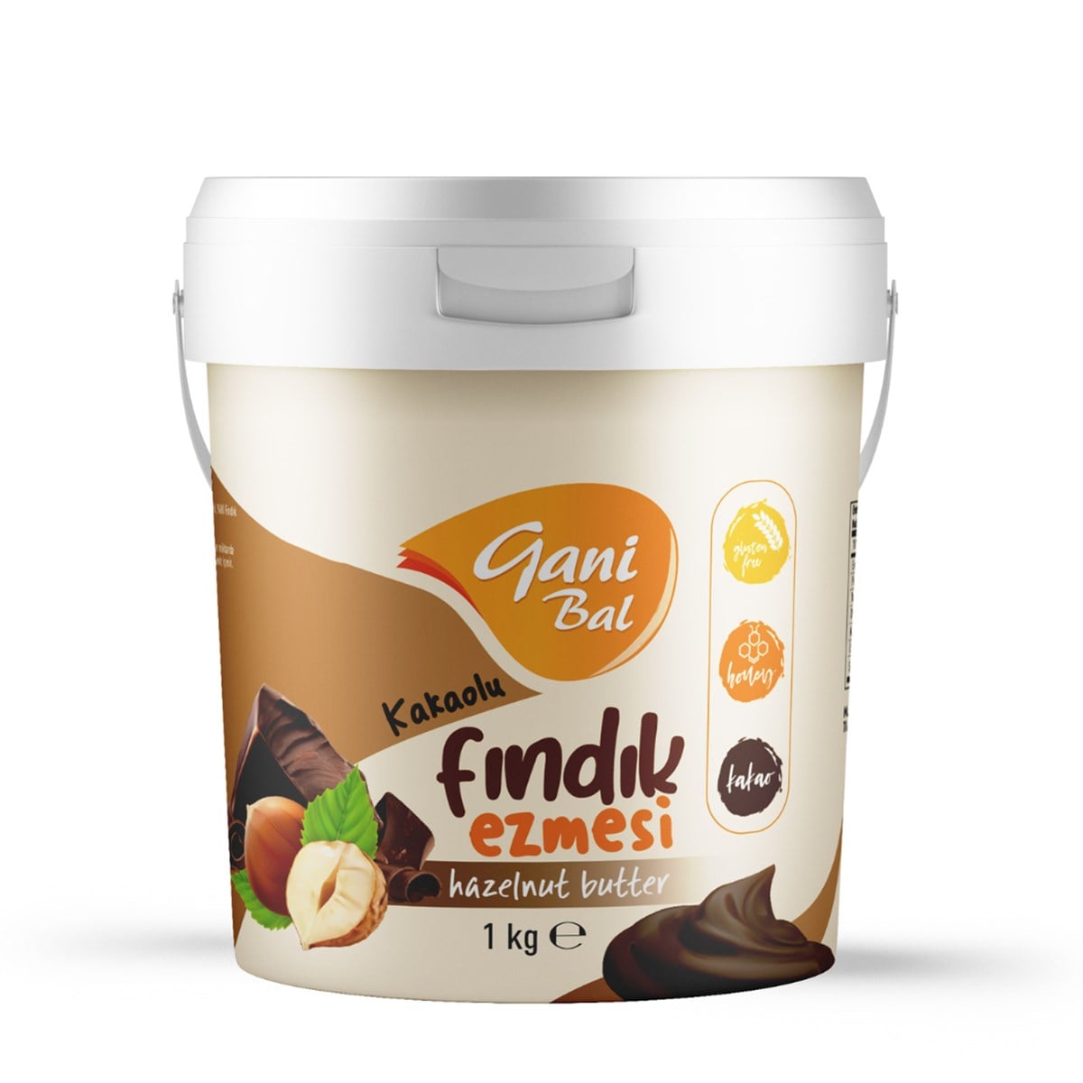 Bitter Çikolatalı Fındık Ezmesi 1 Kg