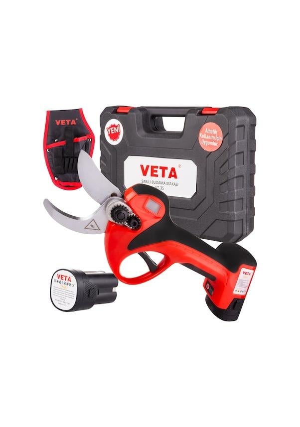 Fahas Veta VT-35 Sensörlü Akülü Budama Makası 35 MM