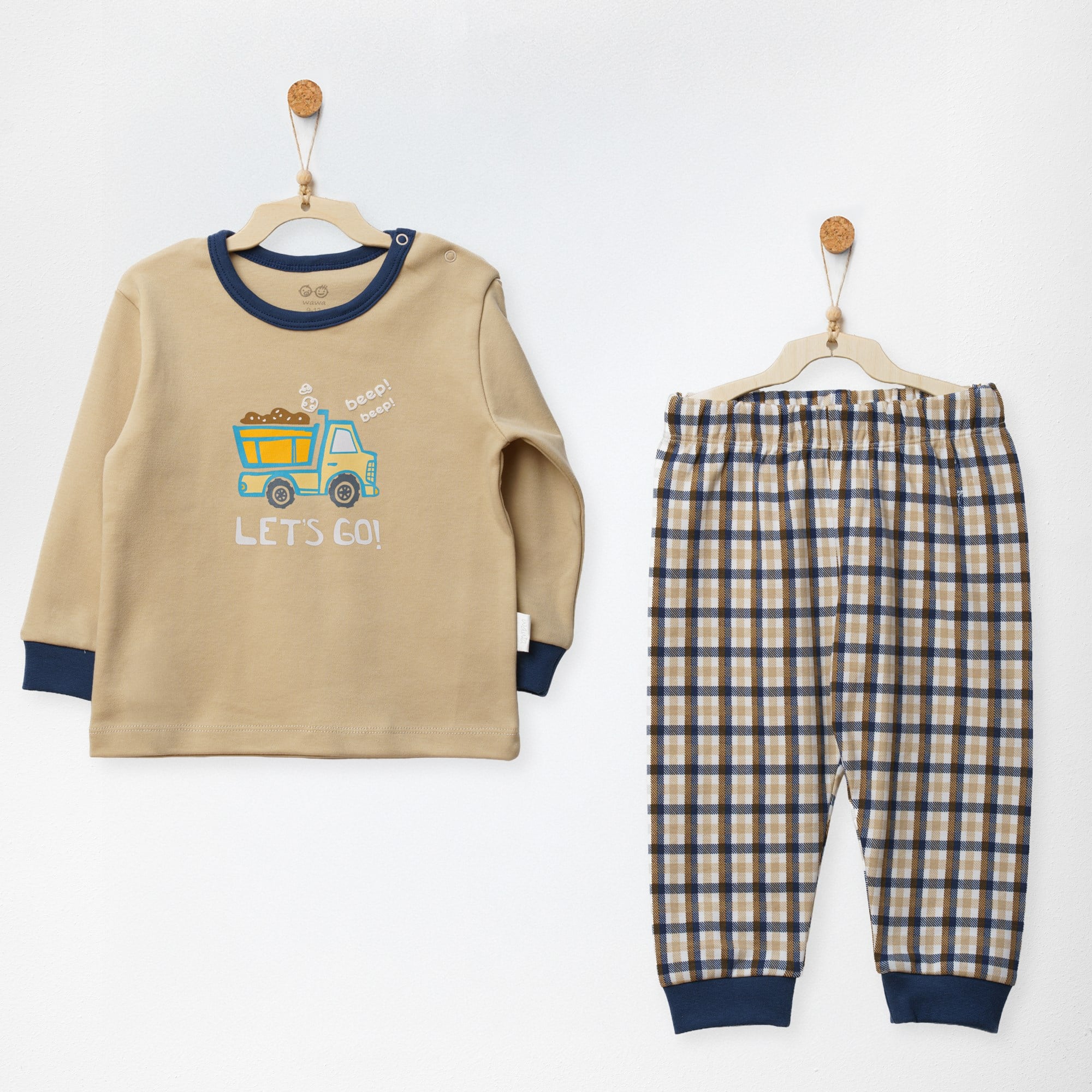 Andywawa Little Dreamers Erkek Bebek Pijama Takımı AC27153