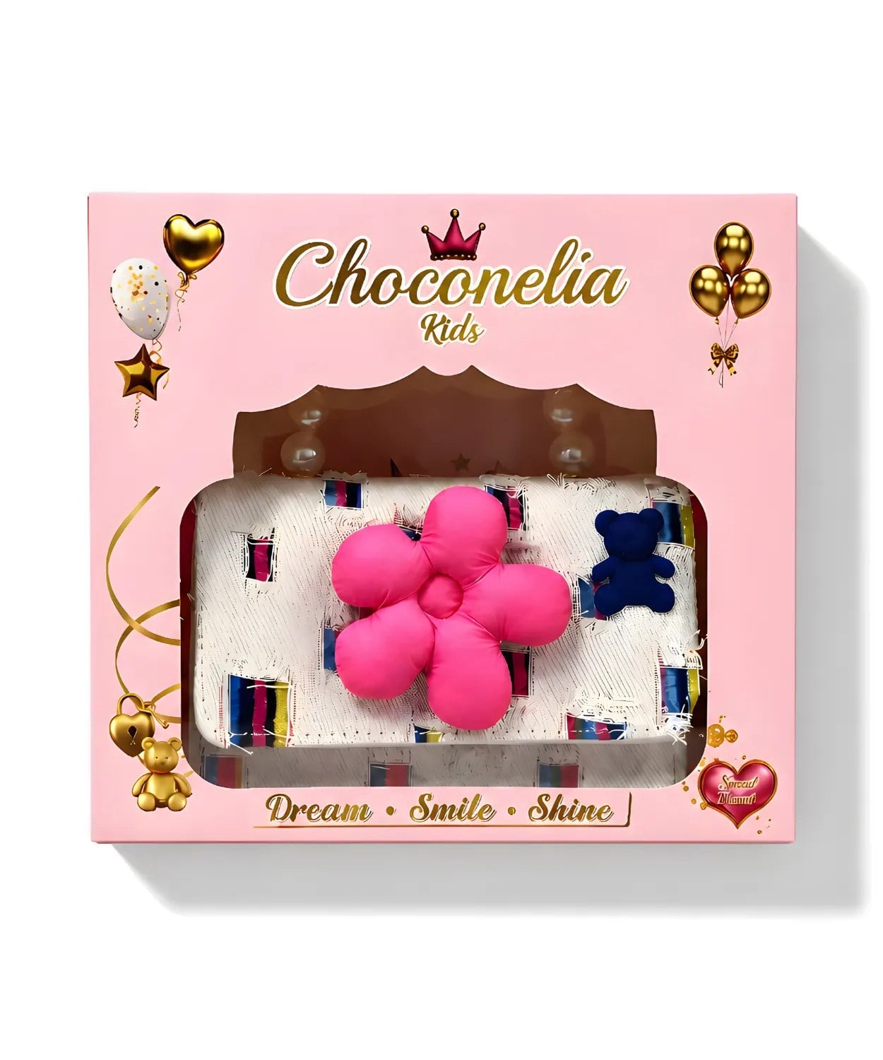 Chocogirl Perla Mini Patchwork Beyaz-Jean Renk Kız Çocuk Çantası