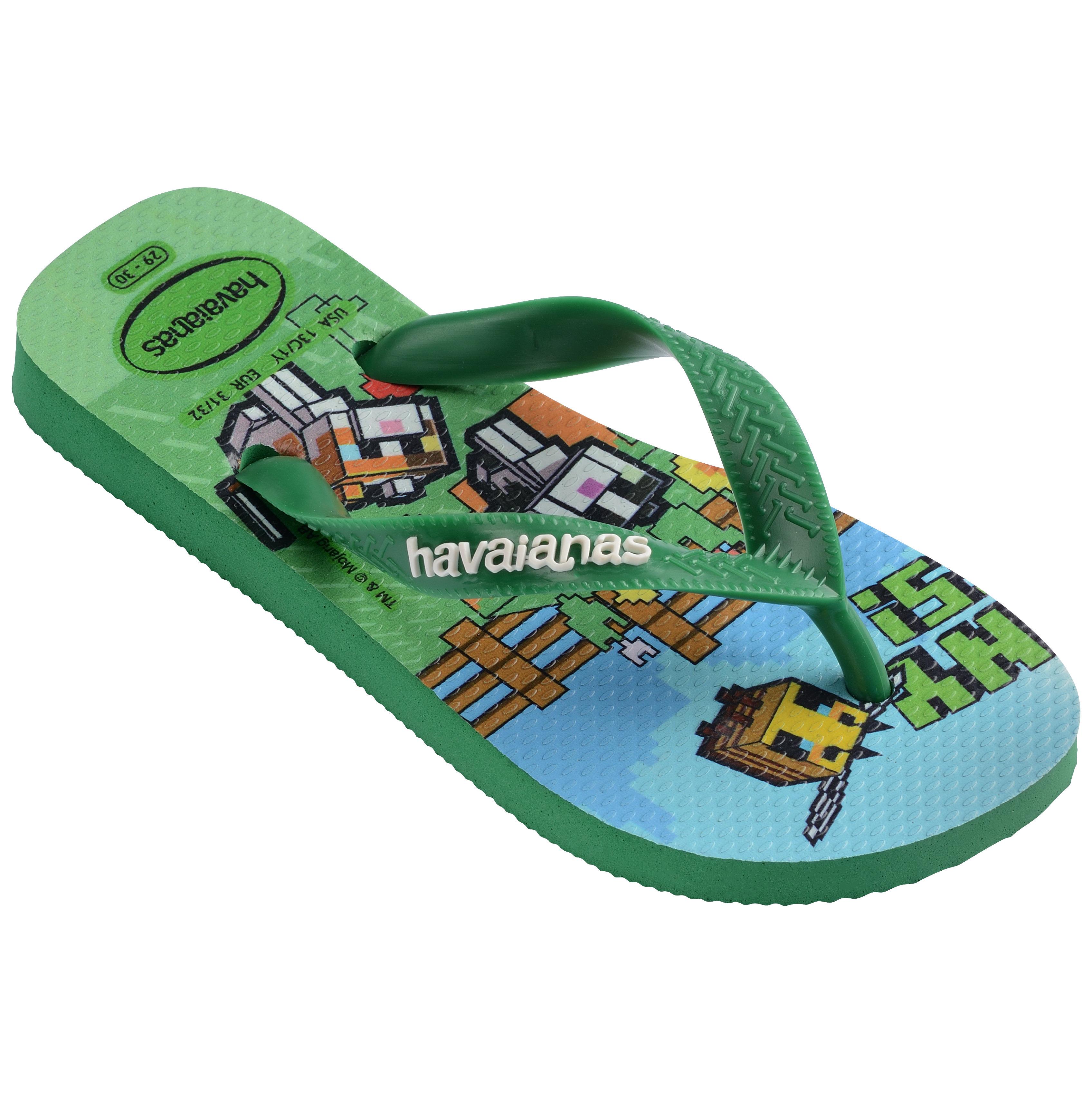 Havaianas Kids Minecraft Çocuk Parmak Arası Terlik 4145125 Yeşil