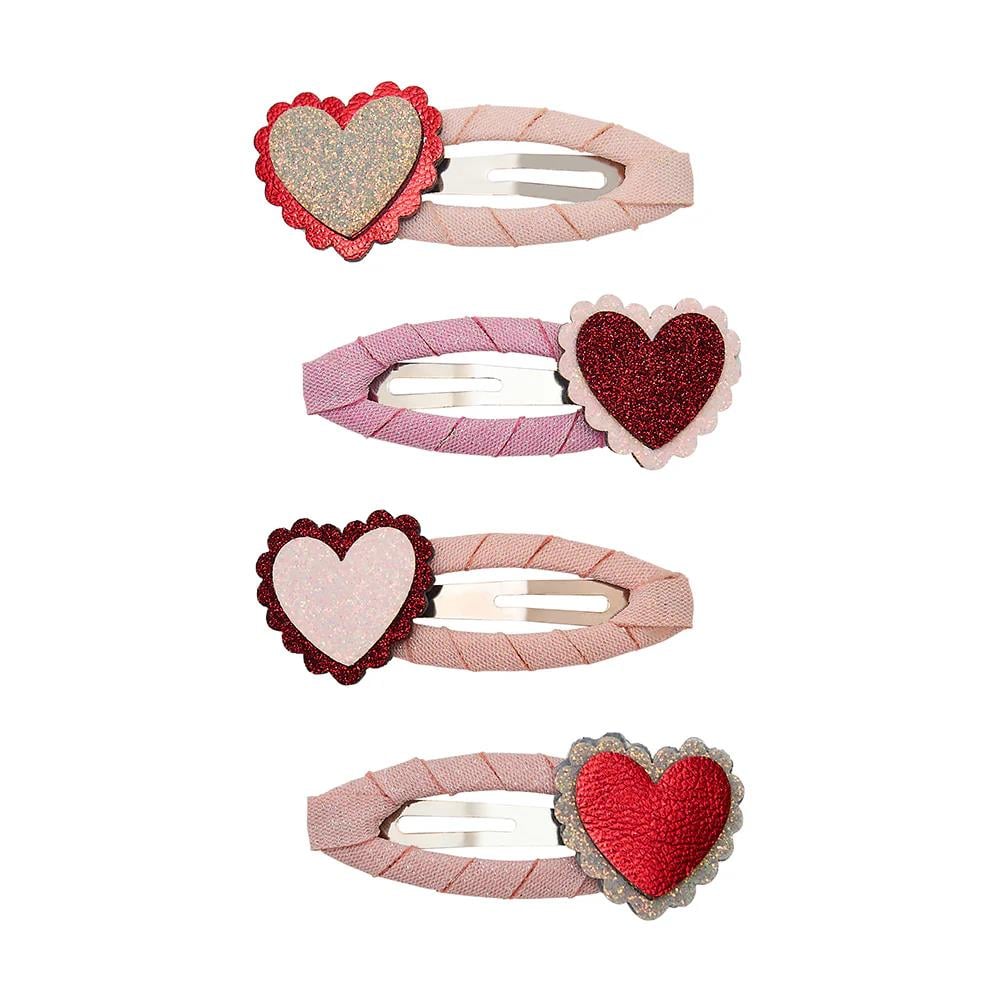 Mimi & Lula Scalloped Heart 4lü Toka