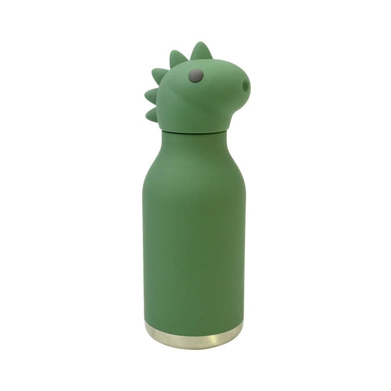 Asobu Bestie Bottle - Dinosaur Yalıtımlı Paslanmaz Çelik Su Şişesi, Pipetli, 460ml