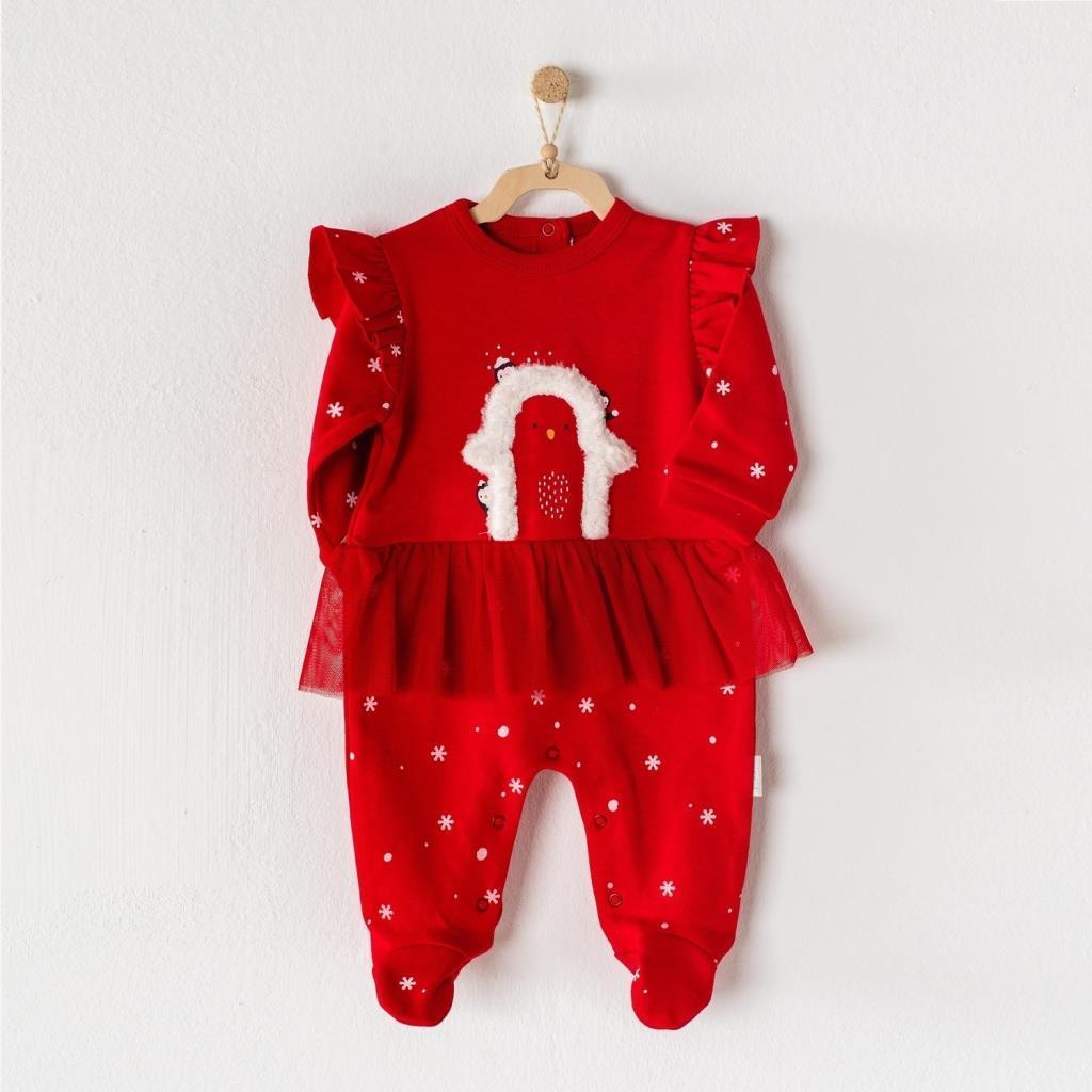 Andywawa Ac23305 Bebek Tulum Romper Happy New Year