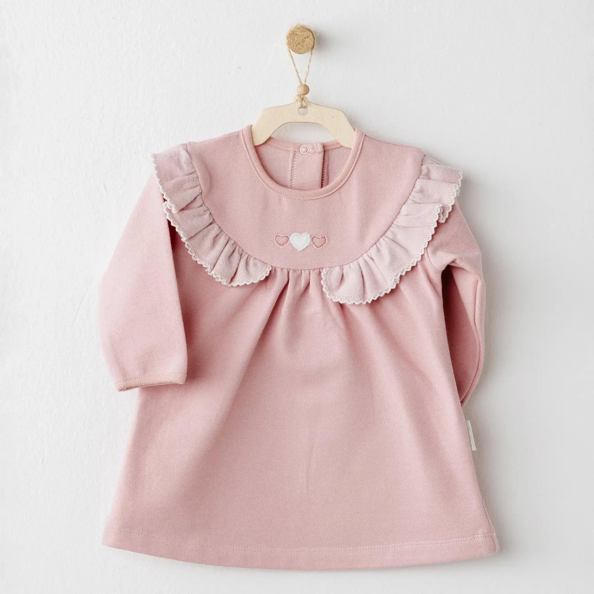 Andywawa AC26092 Mon Petit Amour Elbise Pembe