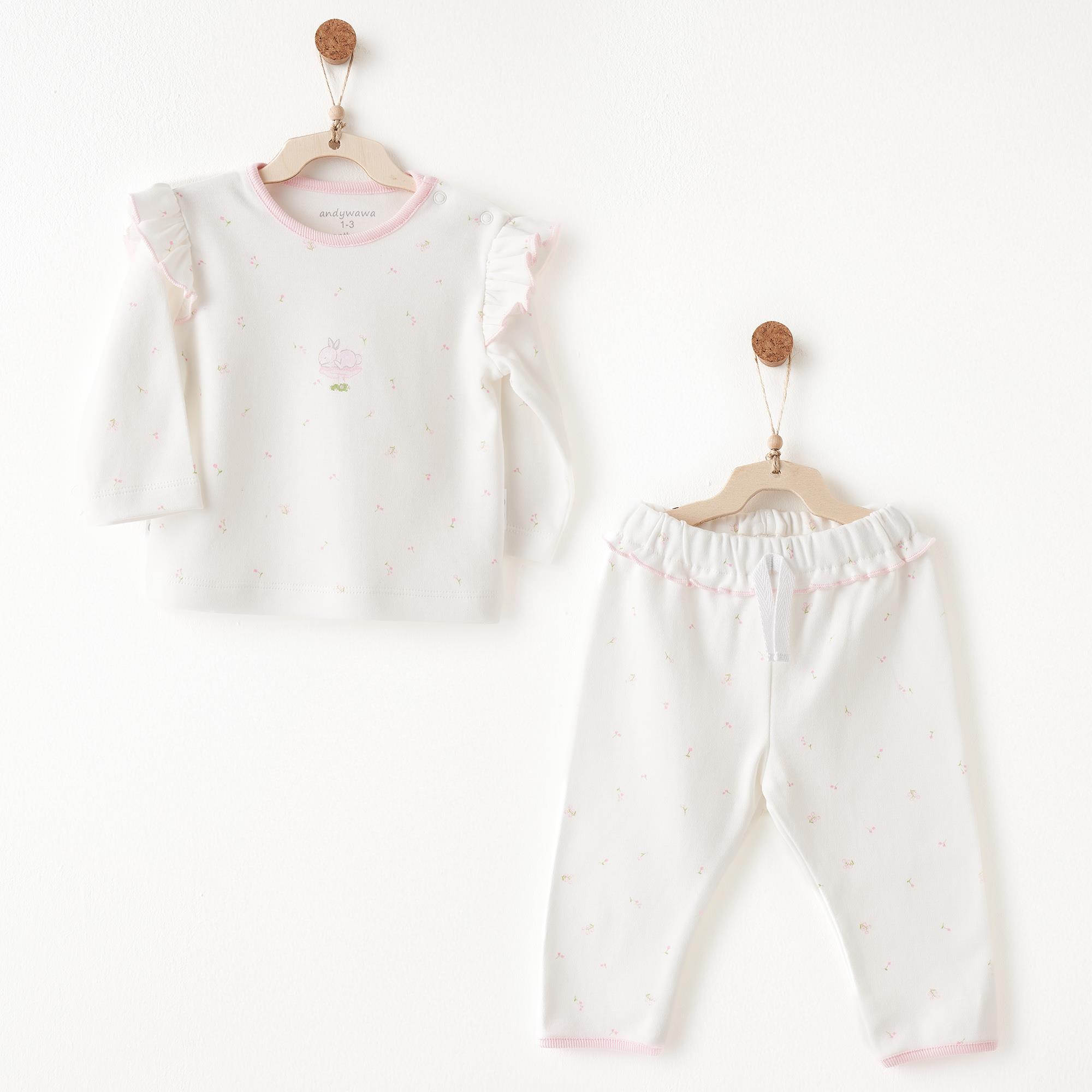 Andywawa Kız Bebek 2'li Takım AC26507
