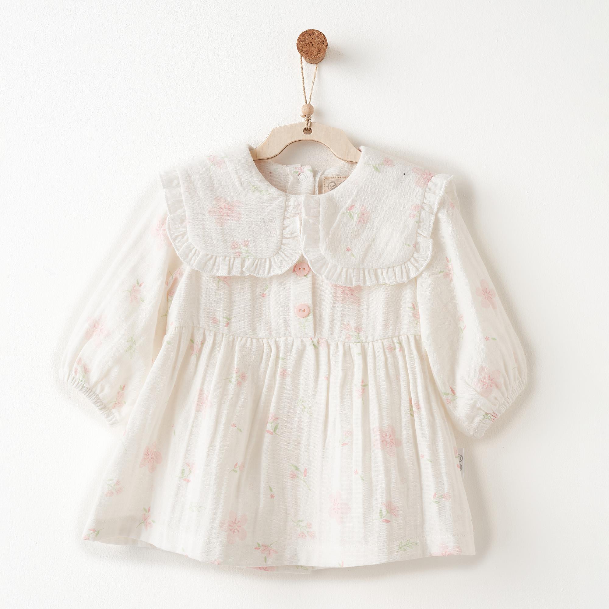 Andywawa Kız Bebek Lovely Day Kız Bebek Müslin Elbise AC26622