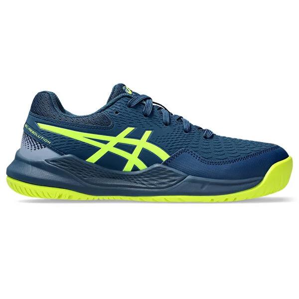 Asics Büyük Unisex Çocuk Lacivert Yeşil Tenis Ayakkabısı 1044A067-404