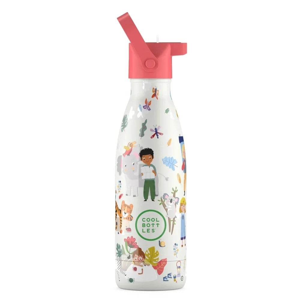 Cool Bottles Paslanmaz Çelik Suluk - The Kids Bottle Curious Explorers 350 ml CBBK35CE