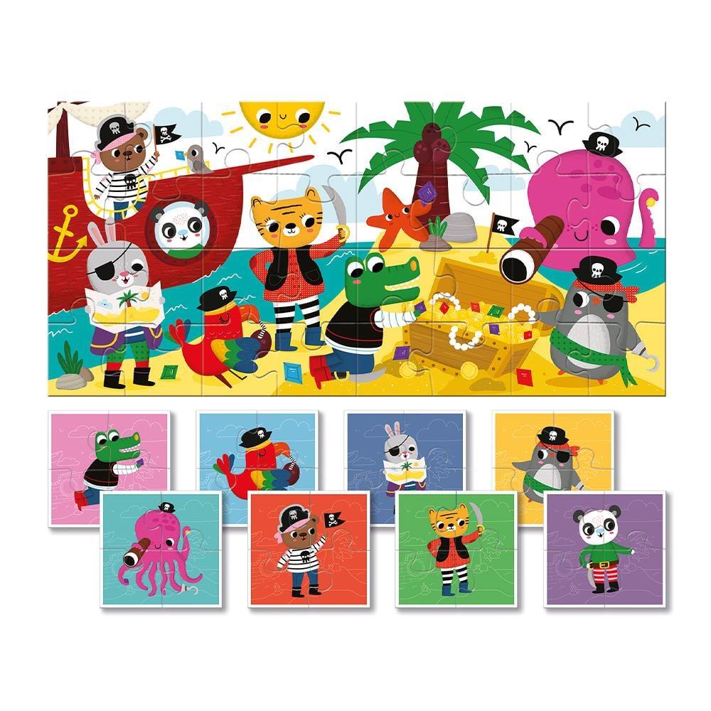 Bebekler için Puzzle - Korsan