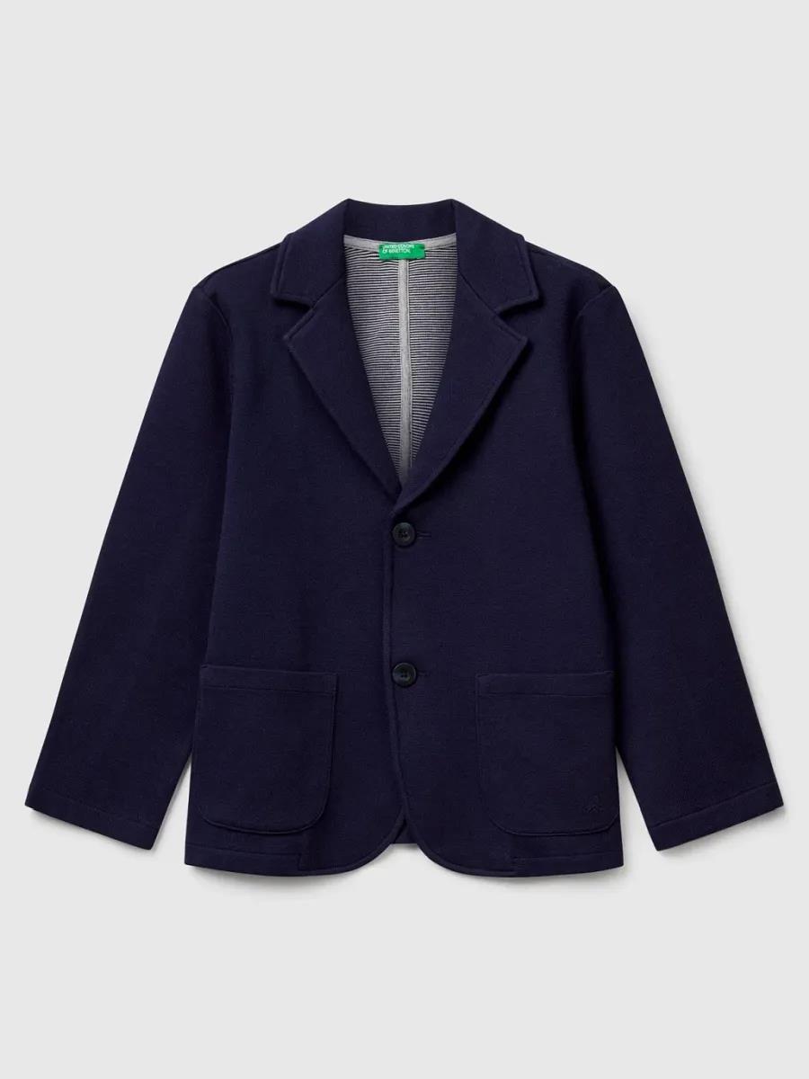 Benetton Erkek Çocuk Lacivert Ceket