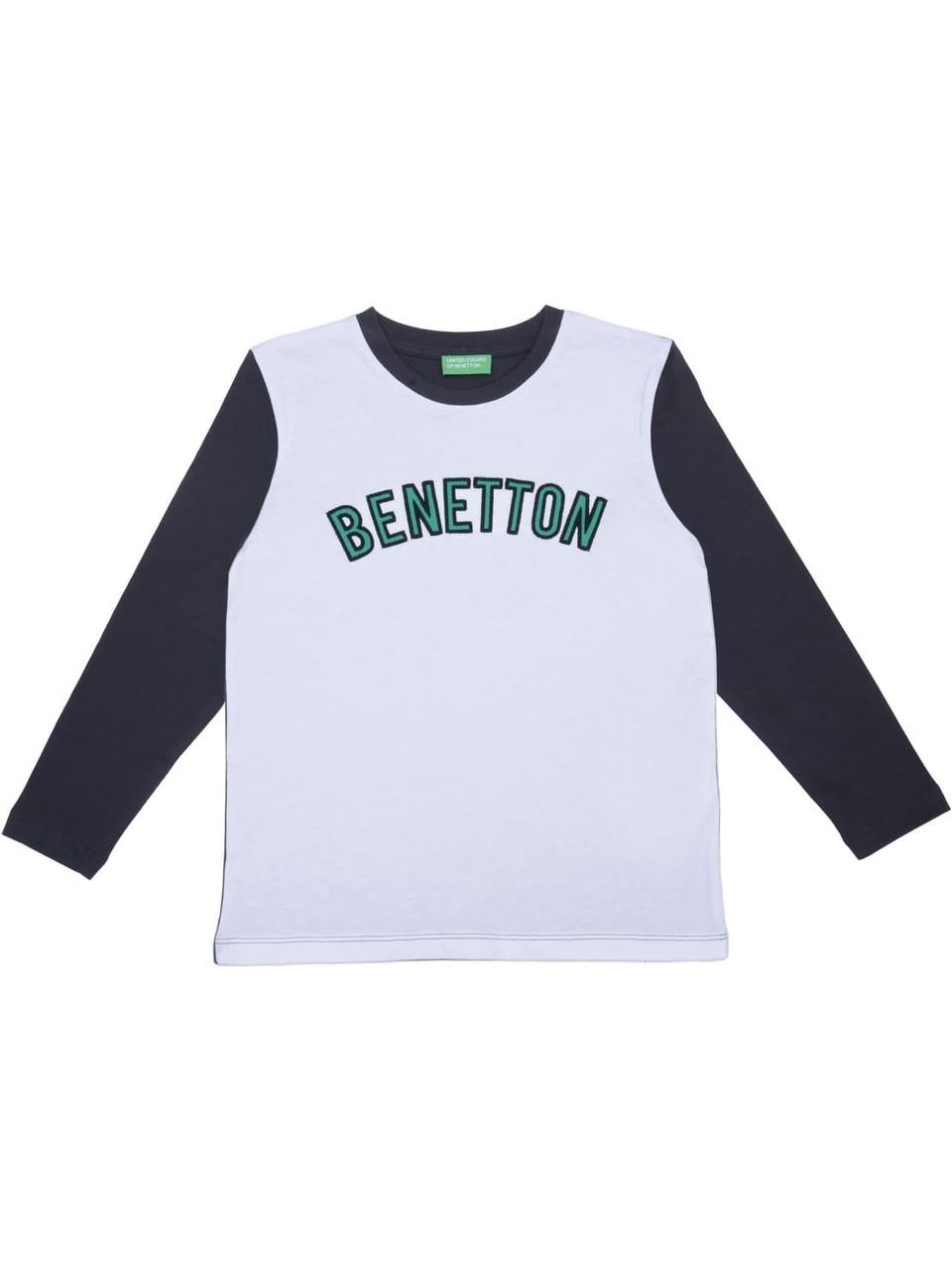 Benetton Erkek Çocuk T-Shirt - Ekru BNT-B21639