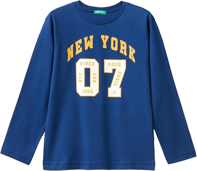 Benetton Erkek Çocuk Uzun Kollu T-shirt 3096C10LF-24K