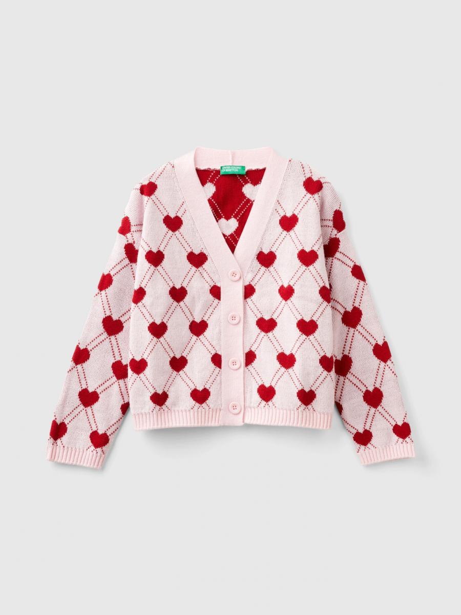 Benetton Kız Çocuk Hırka 1070Q601K
